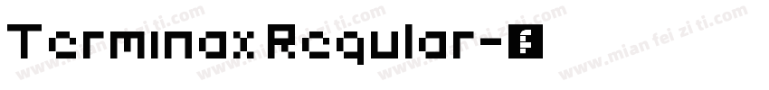 Terminax Regular字体转换